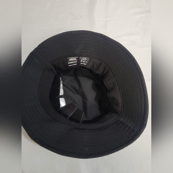 Adidas Womens Foldable Black Bucket Hat With Snap Closure For Easy Storage New - Picture 8 of 8